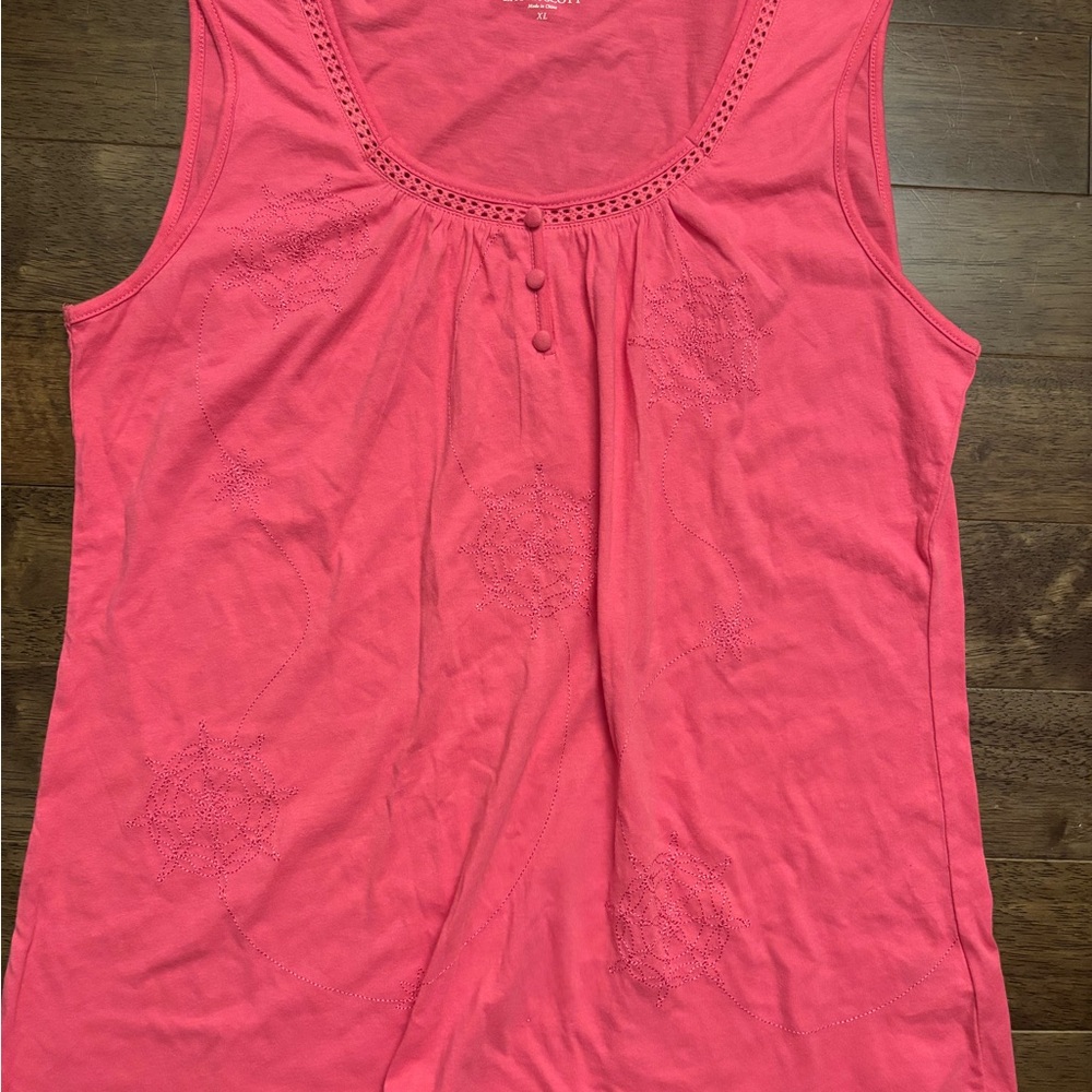 Laura Scott Pink xl Tank Top